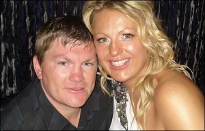 Picture of Ricky Hatton with his mistress Emma Bowe